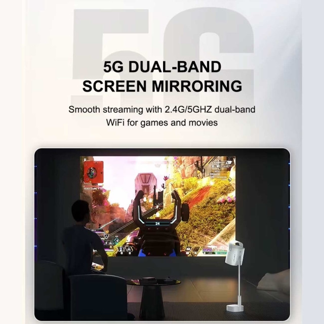 پروژکتور قابل حمل TS9 PRO 4K با فوکوس خودکار