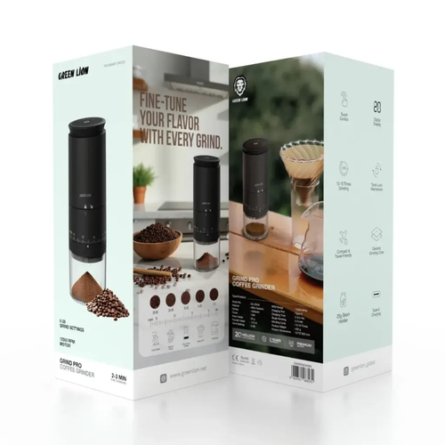 آسیاب قهوه گرین لاین مدل GL-CG45 ا Green Lion Grind Pro Coffee Grinder-Rechargeable◇