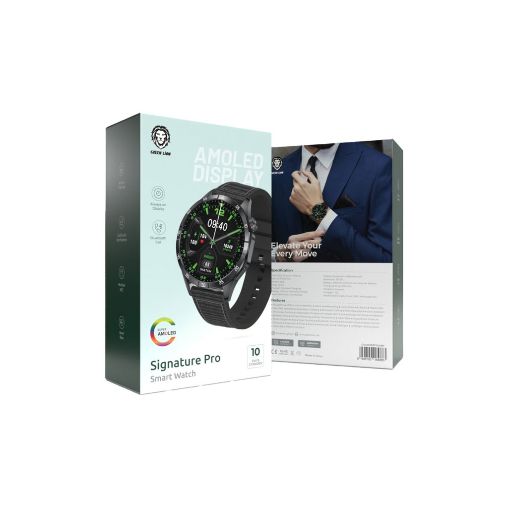 ●ساعت هوشمند گرین لاین Green Lion GNSIGNPROSW Signature Pro Smart Watch