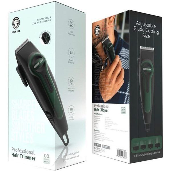 ماشین اصلاح موی سر گرین لاین Professional Clipper+ گارانتی ۱۲ ماهه