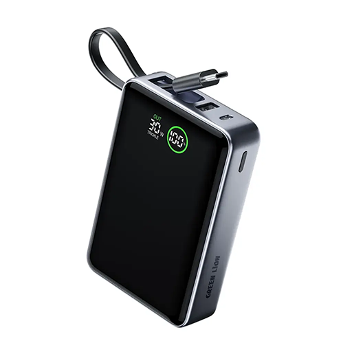 ` تهران+ ارسال با پیک+پاوربانک ۲۰۰۰۰ میلی‌ آمپری گرین لاین Green Lion Madrid 20 Power Bank 20000mAh PD 35W