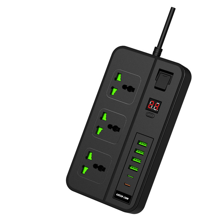 " چند راهی برق گرین لاین مدل GS-150 Power Socket 3000W