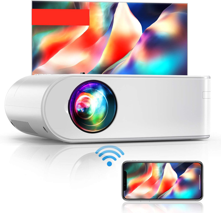 " ویدئو پروژکتور یابر مدل V2 کیفیت HD قابل حمل