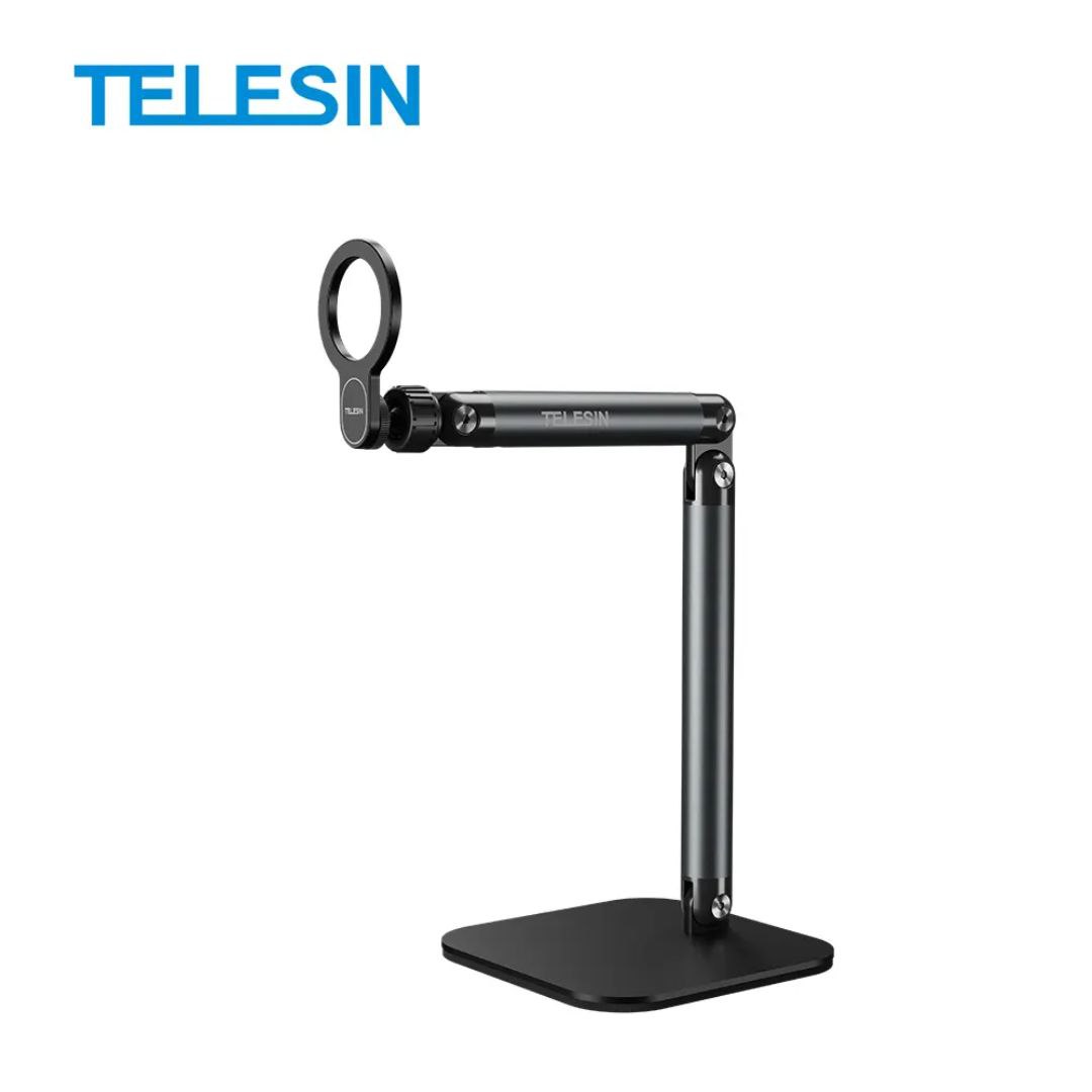" پایه نگهدارنده مغناطیسی موبایل تلسین مدل P3-DS-01 طرح رو میزی