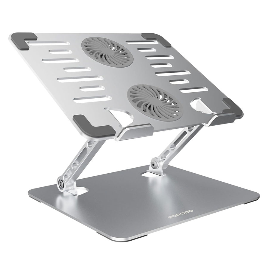 استند و پایه خنک‌کننده لپ تاپ پرودو Porodo Aerodesk Cooling Laptop Stand