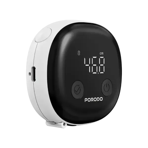 " متر نواری هوشمند بدن پرودو مدل Porodo METRICE Smart Body Measure Tape With Bluetooth PDER30