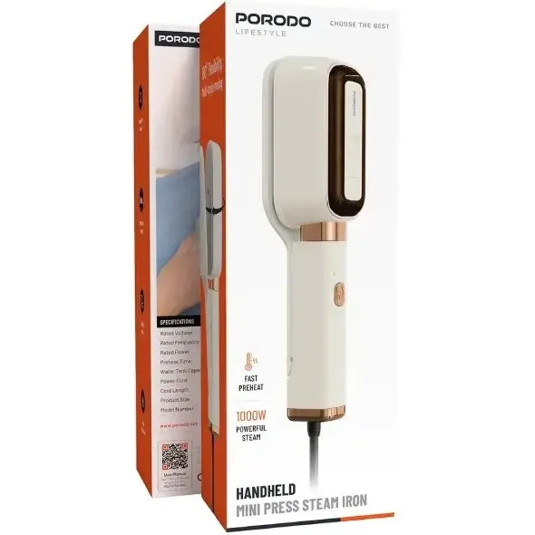 "اتو بخار دستی پرودو مدل Porodo Lifestyle Handheld Mini Press Steam Iron