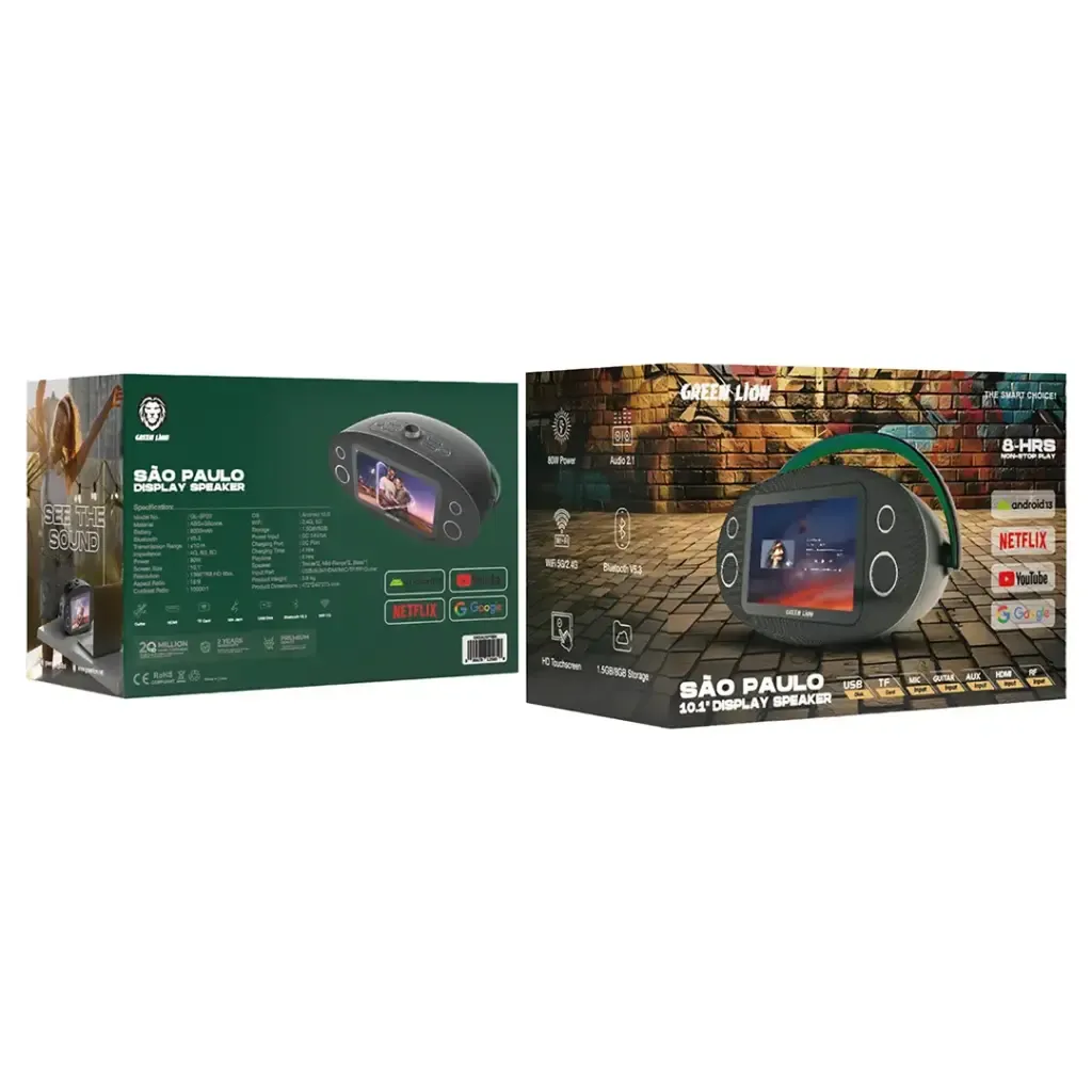 " اسپیکر گرین لاین مدل Sao Paulo Green Lion Display Speaker