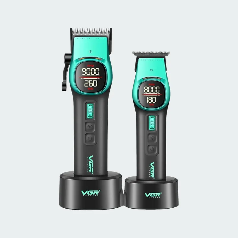 " ماشین اصلاح حرفه‌ای VGR مدل V-885 S2 | ست 2 عددی کلیپر