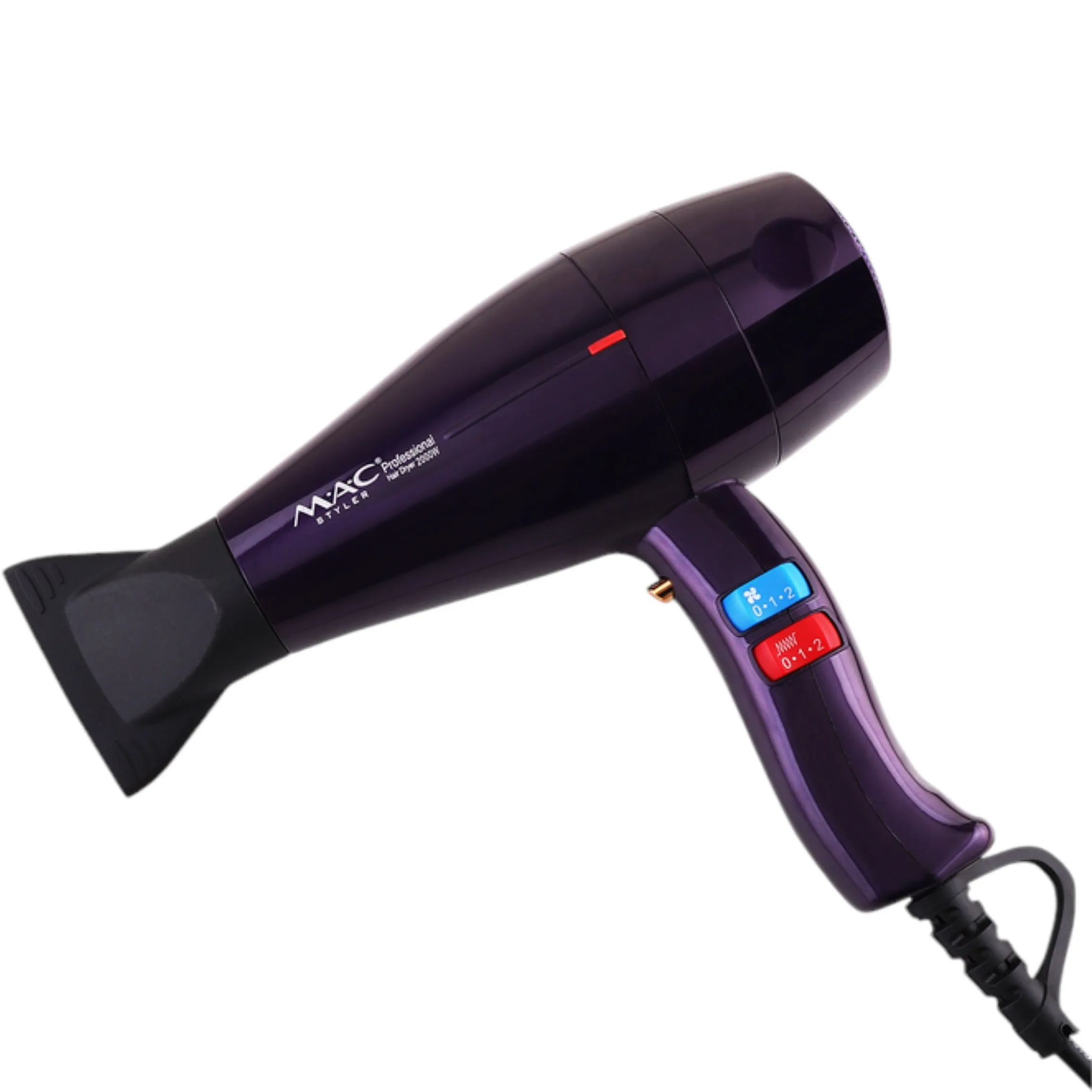 ○سشوار حرفه‌ای مک مدل MC808A با توان ۲۲۰۰ وات