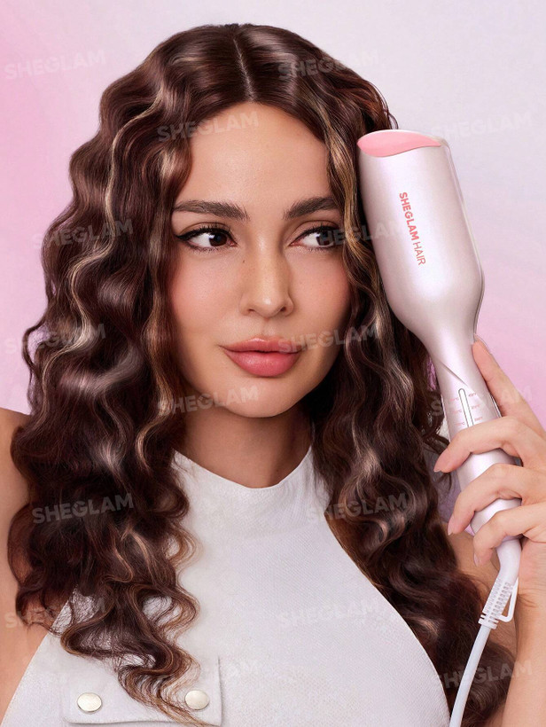 " ویو و کرلی کننده مو شیگلم SHEGLAM Beach Babe Hair Waver مدل Cupid's Charm