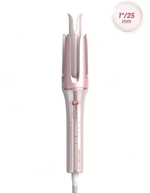 " فرکننده و حالتدهنده موی شیگلم صورتی مدل Cupid's Charm | SHEGLAM Hair One-Touch Instant Curler