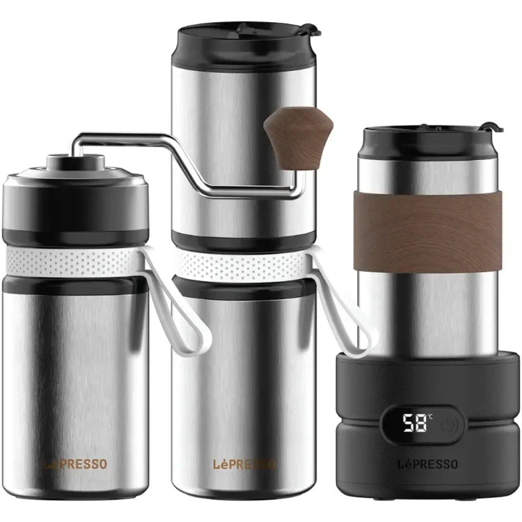" ست قهوه چهار کاره لپرسو Lepresso LP4IN1OCFFS Grindgo Coffee Set