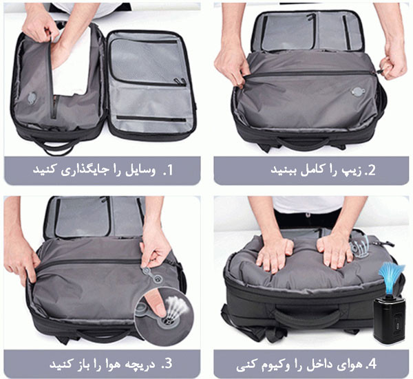 کوله پشتی مسافرتی وکیومدار بنج مدل 3028