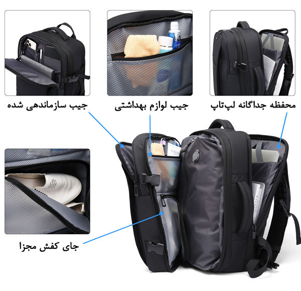 کوله پشتی مسافرتی وکیومدار بنج مدل 3028