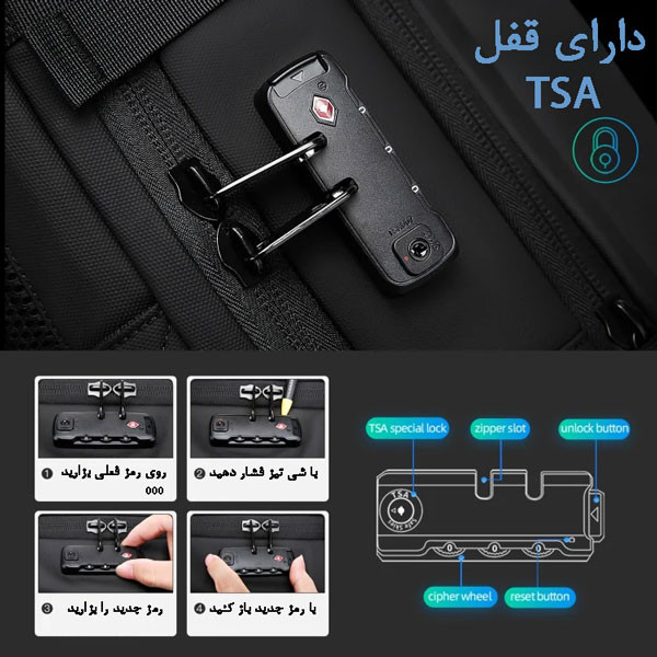 کوله پشتی مسافرتی وکیومدار بنج مدل 3028