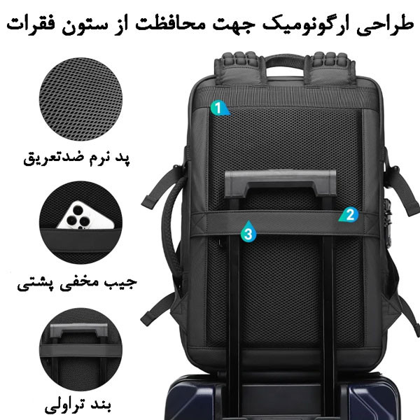 کوله پشتی مسافرتی وکیومدار بنج مدل 3028